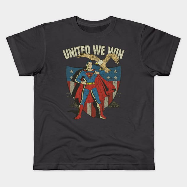 United We Win 1942 Kids T-Shirt by JCD666